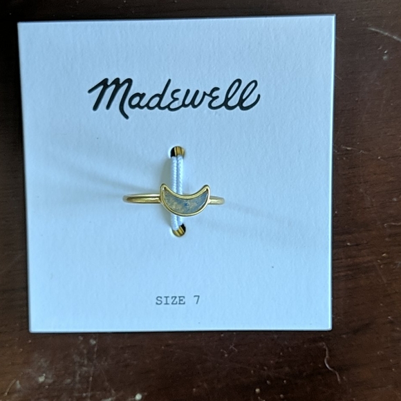 NWT🌙Madewell Crescent Ring - Picture 3 of 6